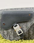 Borsa a tracolla saddle Christian Dior Nero