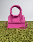 Borsa Jacquemus Le Chiquito Noeud Rosa
