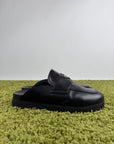 Sabot in pelle nera Prada 44,5