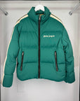 giubbotto Moncler X Palm angels Size 2=M verde e panna