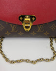 borsa Louis Vuitton Saint Placide marrone e rossa