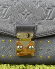 Borsa Louis Vuitton Saint German BB Studded Monogram Empreinte Grigia - Second Hand Di Fiore