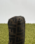 Pochette Fendi Con Motivo FF Zucca Marrone - Second Hand Di Fiore