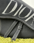 Borsa Christian Dior X Alex Foxton Saddle Nera - Second Hand Di Fiore