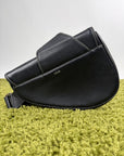 Borsa Christian Dior X Alex Foxton Saddle Nera - Second Hand Di Fiore