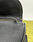 Borsa Christian Dior X Alex Foxton Saddle Nera - Second Hand Di Fiore