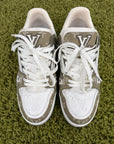 Louis Vuitton Trainer Denim Beige 6.5 - Second Hand Di Fiore