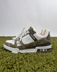 Louis Vuitton Trainer Denim Beige 6.5 - Second Hand Di Fiore