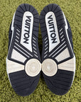 Louis Vuitton Trainer Denim nera 6.5 - Second Hand Di Fiore