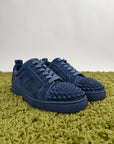 Christian Louboutin Spikes Low Blu 41 - Second Hand Di Fiore