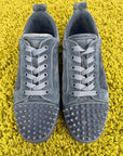 Christian Louboutin Spikes Low Blu 41 - Second Hand Di Fiore