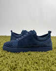 Christian Louboutin Spikes Low Blu 41 - Second Hand Di Fiore