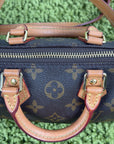 Borsa Louis Vuitton Nano Speedy Marrone