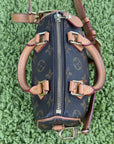 Borsa Louis Vuitton Nano Speedy Marrone