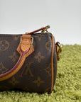 Borsa Louis Vuitton Nano Speedy Marrone