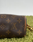 Borsa Louis Vuitton Nano Speedy Marrone