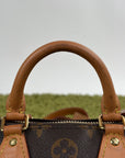 Borsa Louis Vuitton Nano Speedy Marrone