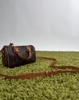 Borsa Louis Vuitton Nano Speedy Marrone