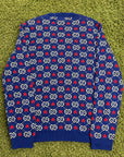 Maglione Gucci Monogram GG Blu Multicolor XL