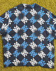 Camicia Amiri Quad Blu Multicolor 52