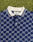 Polo Gucci Monogram GG Blu XXL - Second Hand Di Fiore