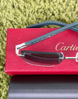 Occhiali da sole Cartier Decor C Verde Acqua