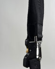 Borsa Christian Dior Lingot 22 in tela Jacquard Oblique Blu Marino