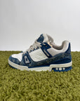 Louis Vuitton Trainer Denim Blu 6