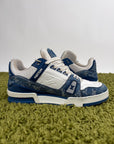 Louis Vuitton Trainer Denim Blu 6