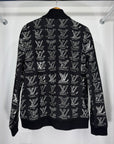Felpa Louis Vuitton Size M nera e bianca