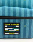 Zaino Louis Vuitton discovery damier stripes city azzurro