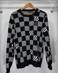 Maglioncino Louis Vuitton Size XL nero e bianco