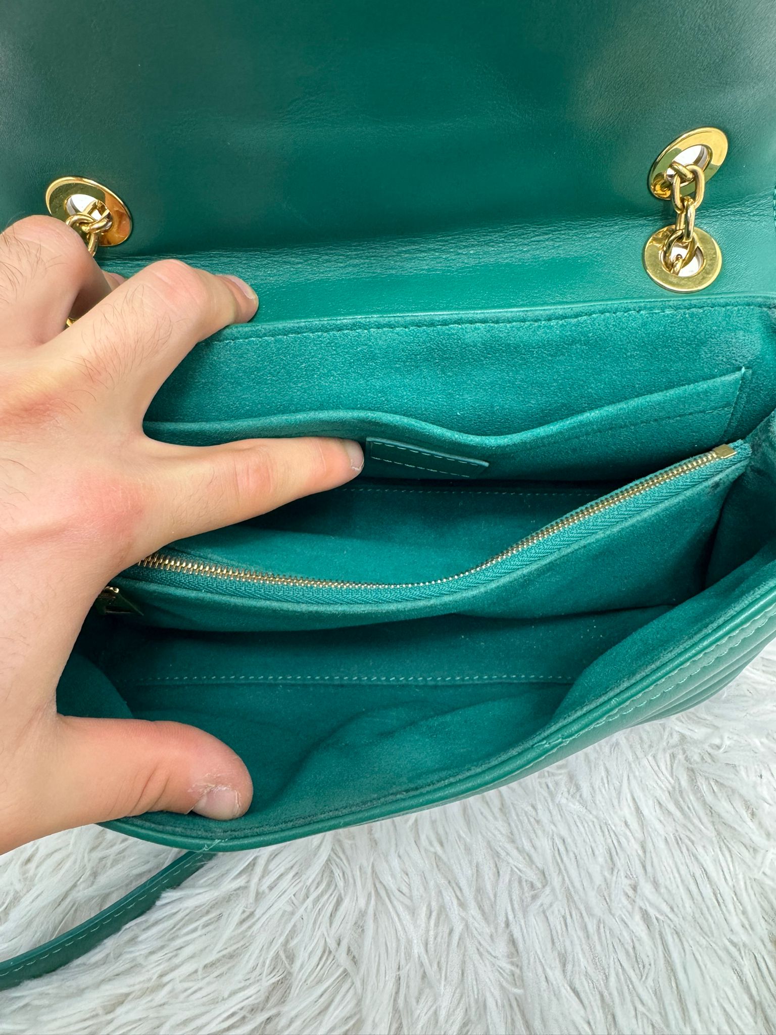 Louis Vuitton emerald green new Wave