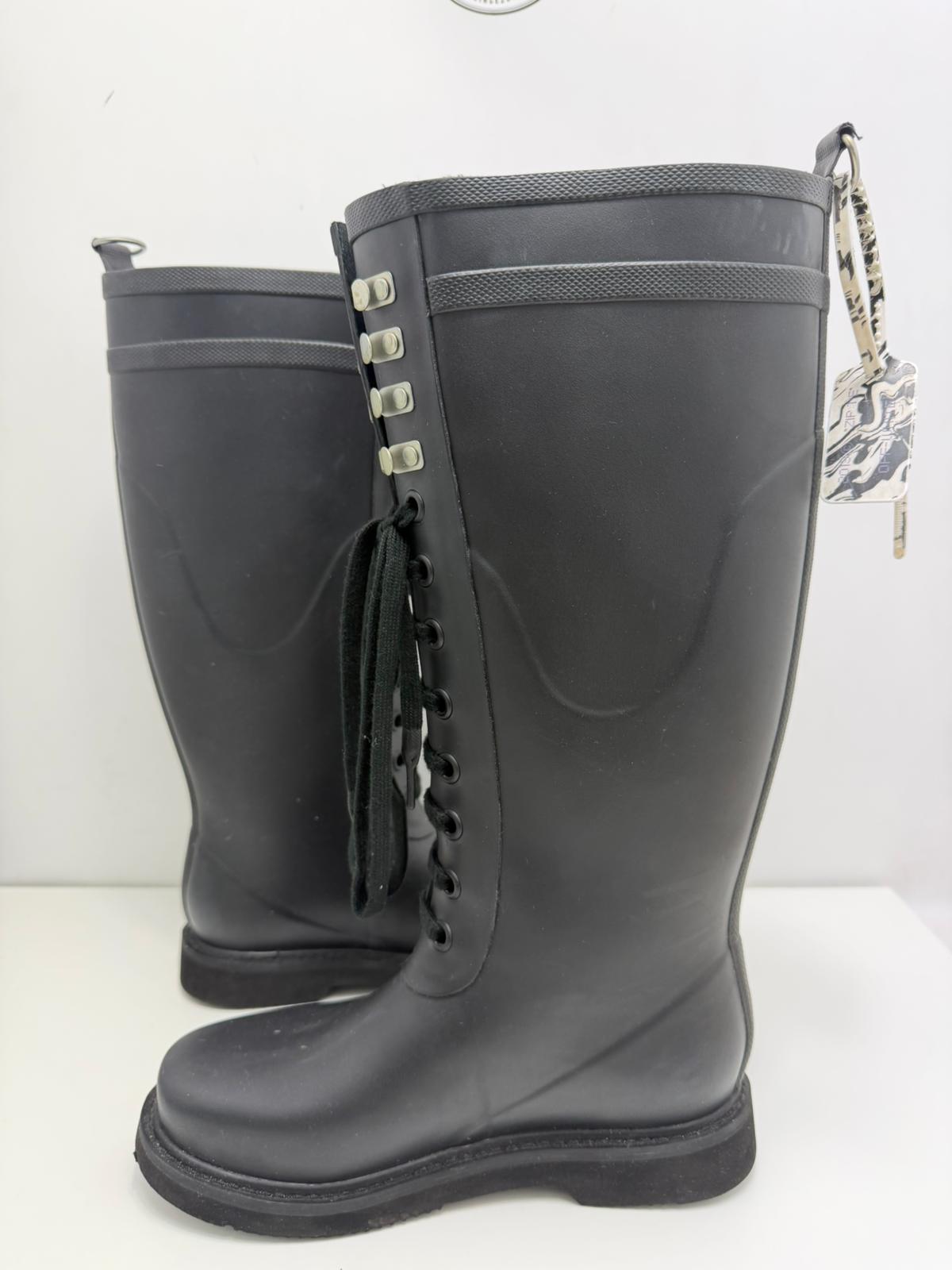 stivale off white nero antipioggia “FOR RIDING” 37