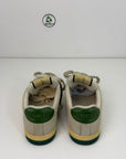 Gucci Screener effetto sporco Size 9=43 veste 43.5/44 beige verde e rossa