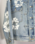 Giacca Levis X denim tears Size XL azzurra e bianca