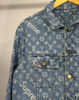 Completo Louis Vuitton X Supreme Size 50/34 blu e bianco