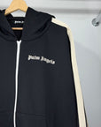 Felpa Palm Angels Size XL nera e panna