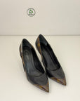 Tacco Louis Vuitton marrone e nero Size 38