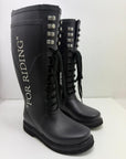 stivale off white nero antipioggia “FOR RIDING” 37