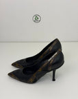 Tacco Louis Vuitton marrone e nero Size 38
