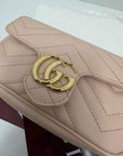 Borsa gucci mini marmont rosa