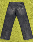 Jeans Distressed Loose Fit Supreme Nero 36