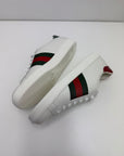 Gucci ace nuova Size 7=41 bianca verde e rossa