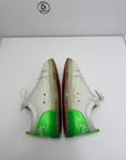 Christian Louboutin 42 basse bianche e verde