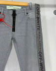 Jeans Off White taglia 42 grigio