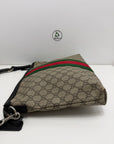 borsa Gucci marrone verde e rosso