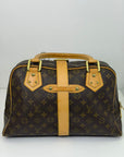 borsa Louis Vuitton Manhattan marrone