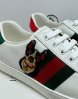 Gucci ace Size 7=41 veste 41.5 bianche verdi e rosse