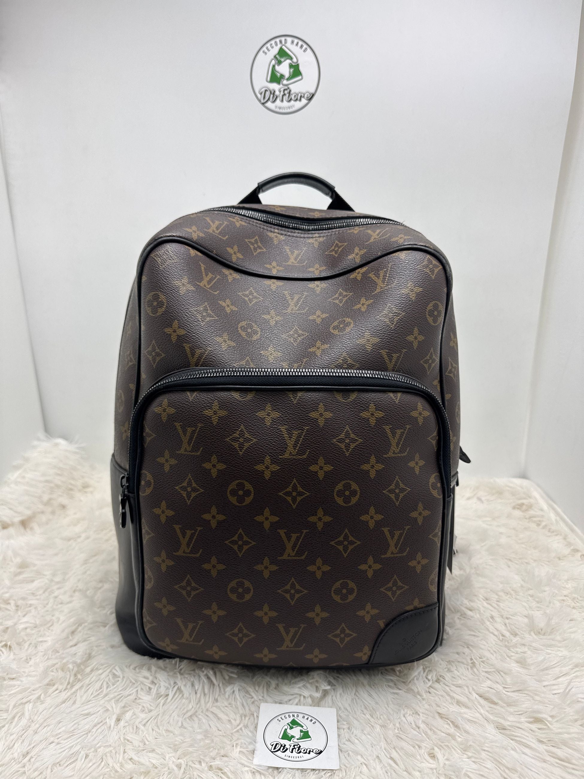 Zaino Louis Vuitton Dean Monogram Macassar